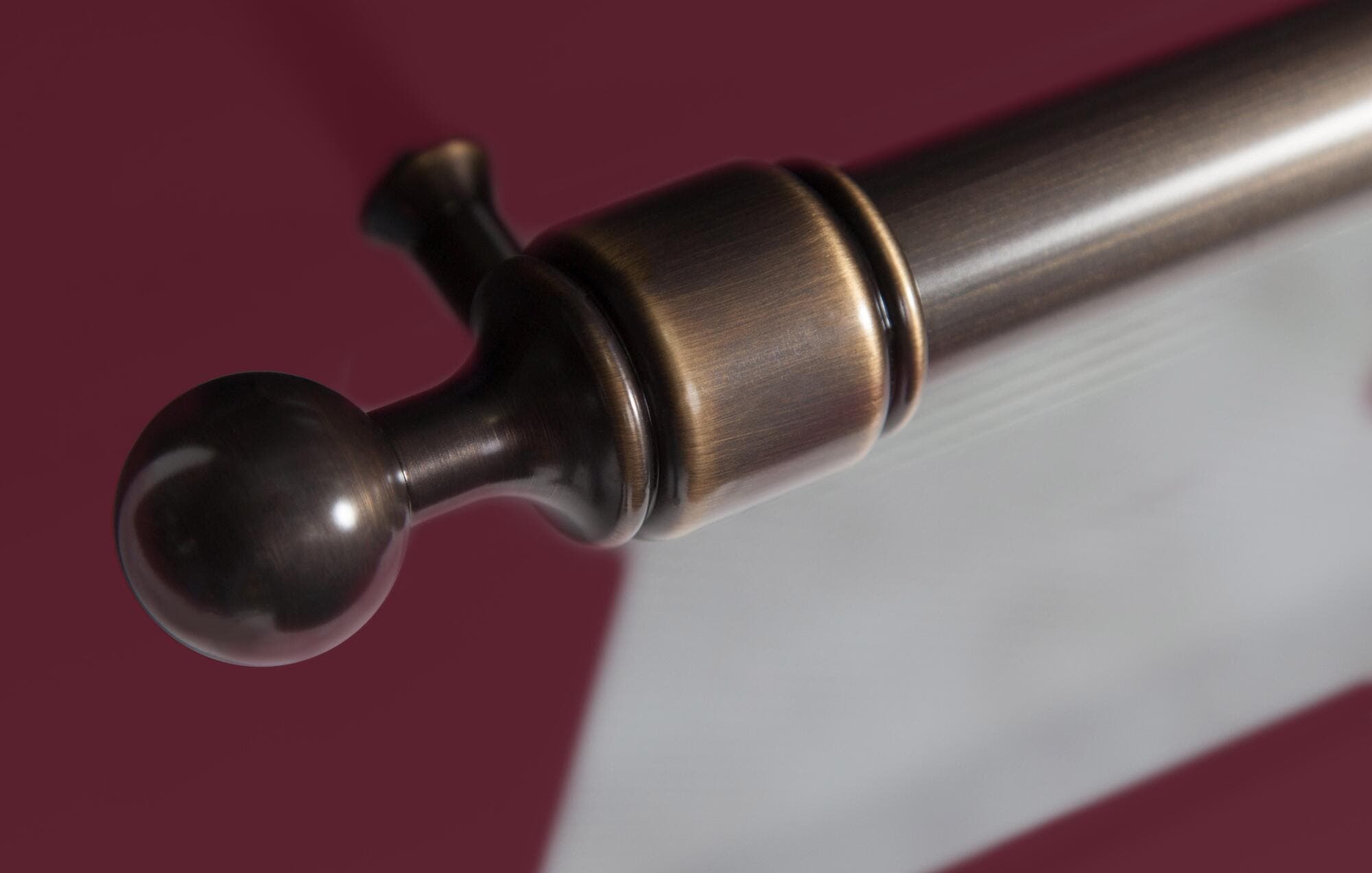 Ilve UM096DNS3BUBLP Liquid Propane In Burgundy W/ Bronze Trim
