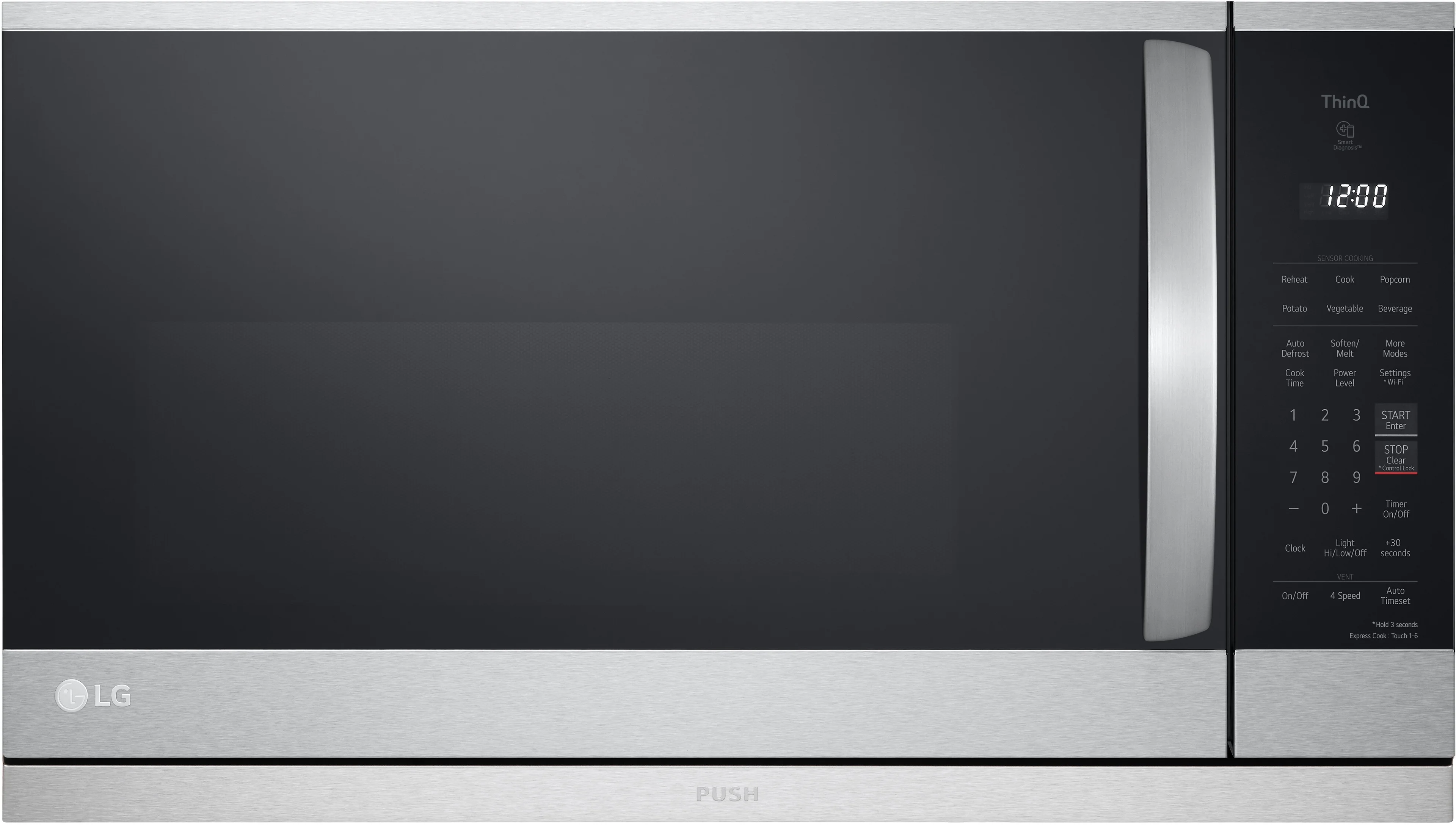 LG MVEL2125F 2.1 cu. ft. Smart Over-the-Range Microwave with Ex...