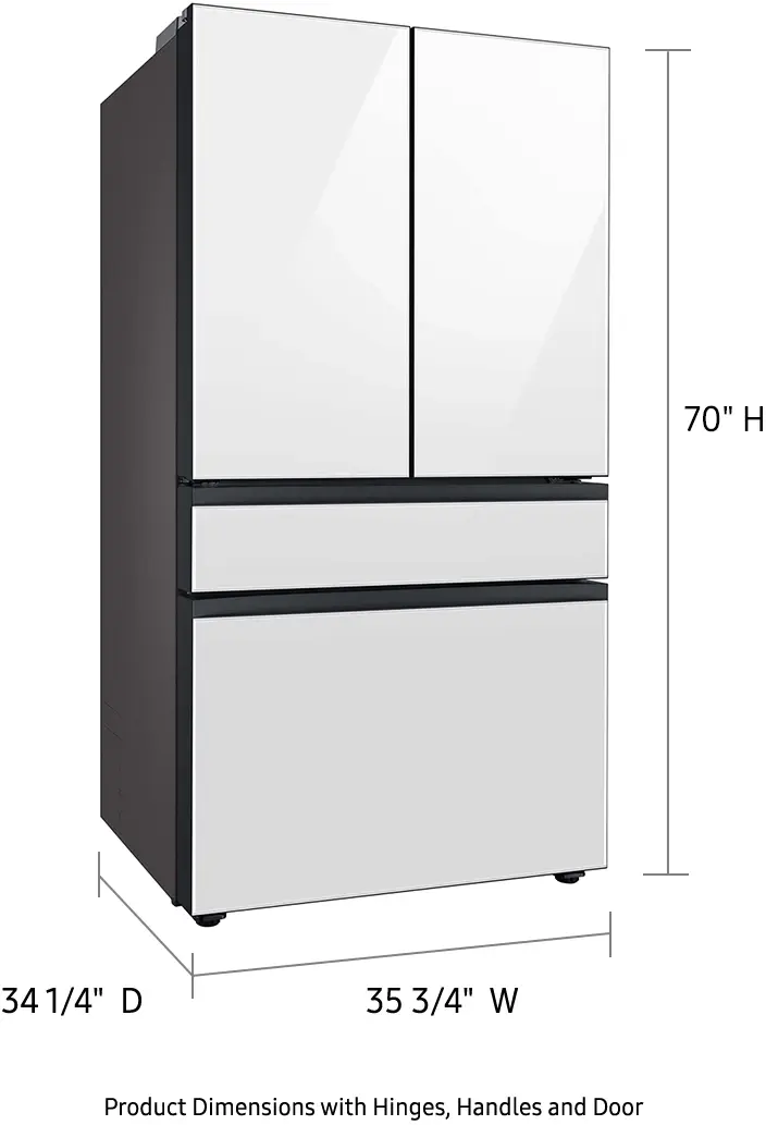 Samsung RF29BB820012 White Glass