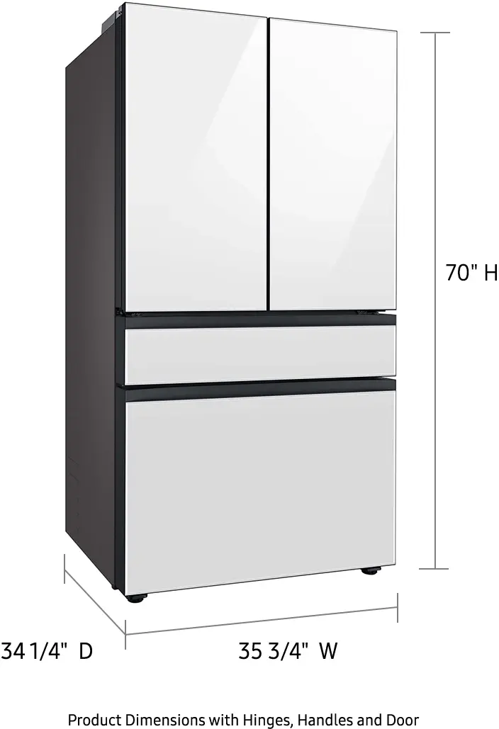 Samsung RF29BB860012 White Glass