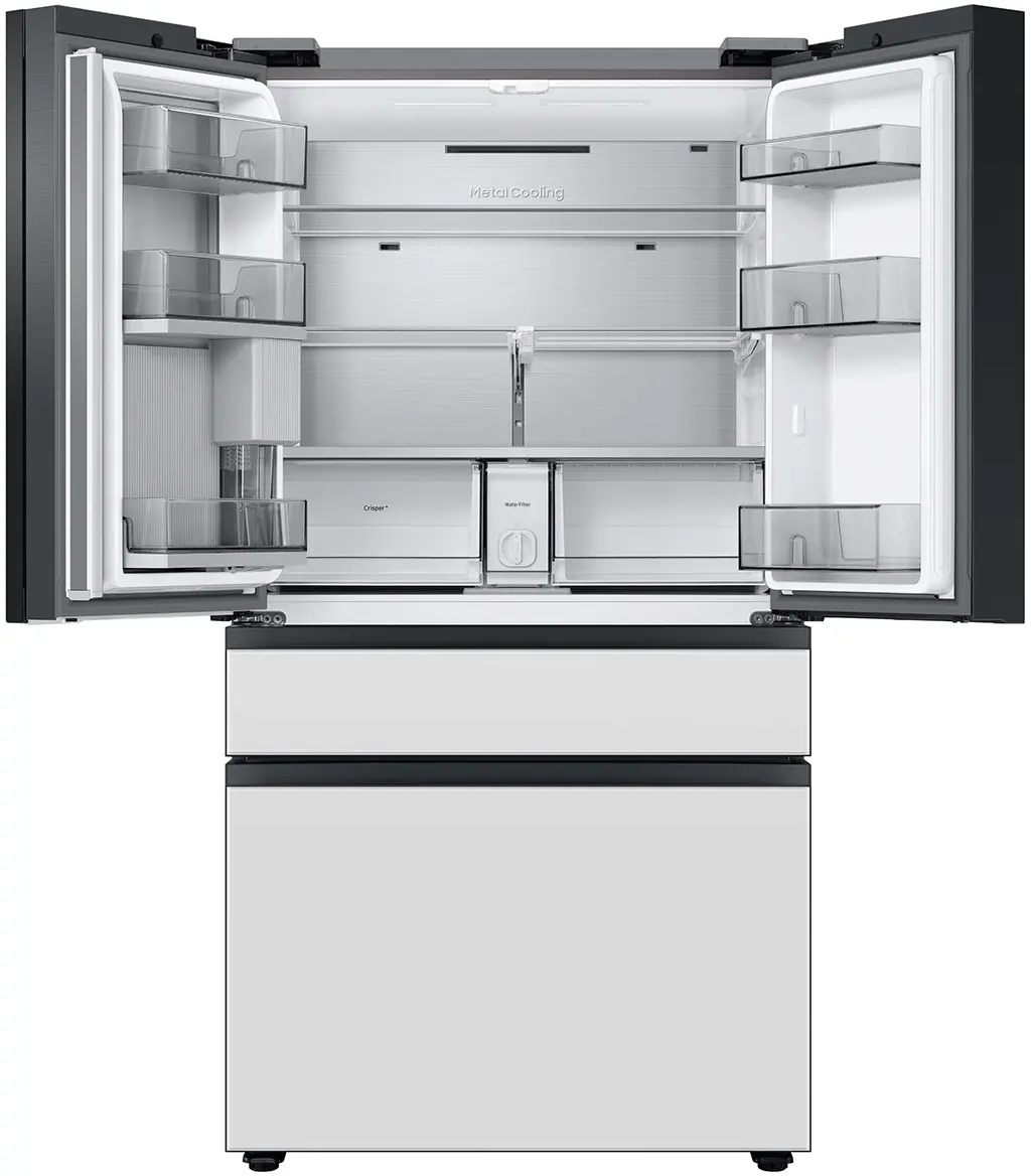 Samsung RF29BB86004M Mint Glass, White Glass