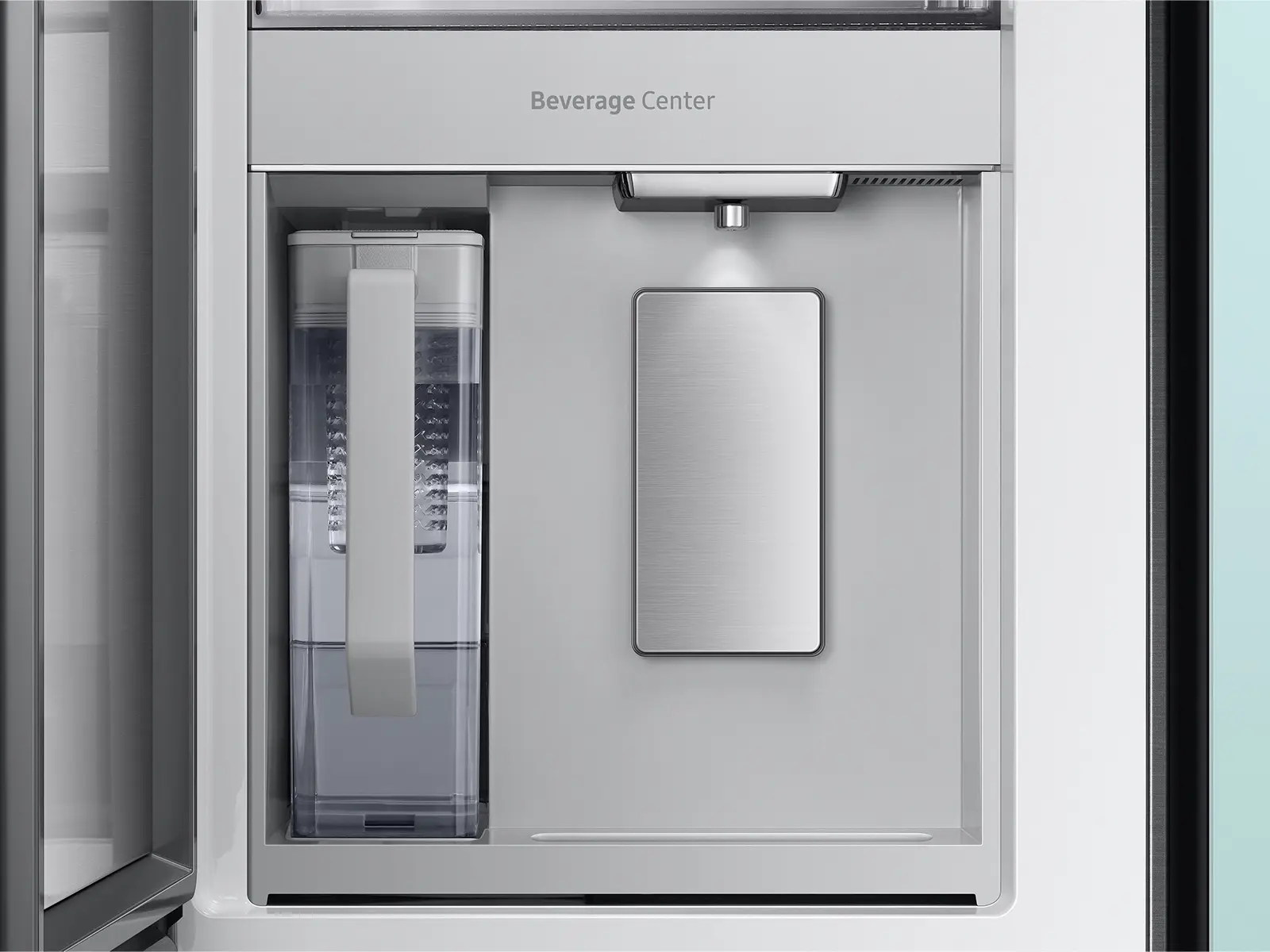 Samsung RF29BB86004M Mint Glass, White Glass