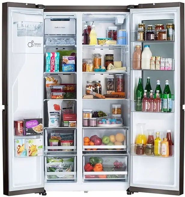 LG LRSOC2306D Printproof Black Stainless Steel
