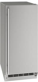 15 Inch Outdoor Freestanding/Built-In Ice Maker with U-Choose™ Feature, 55 lbs. Daily Ice Production, 25 lbs. Ice Storage, Clear Ice, Stainless Steel Cabinet, Digital Touch Pad, Silent Setting, Cleaning Indicator Alert, and Star-K Certified
