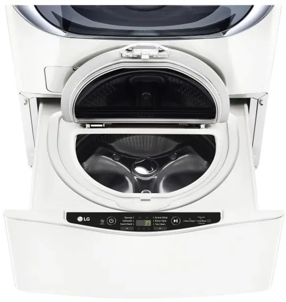 1.0 Cu. Ft. Lg Sidekick Pedestal Washer, Lg Twinwash Compatible