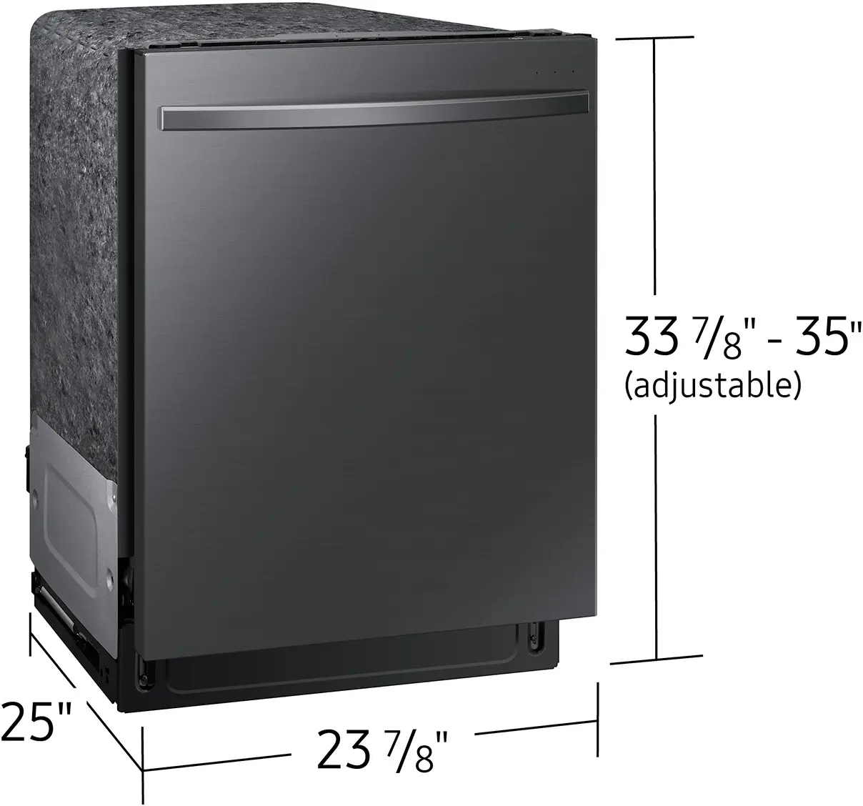 Samsung DW80B6061UG Fingerprint Resistant Black Stainless