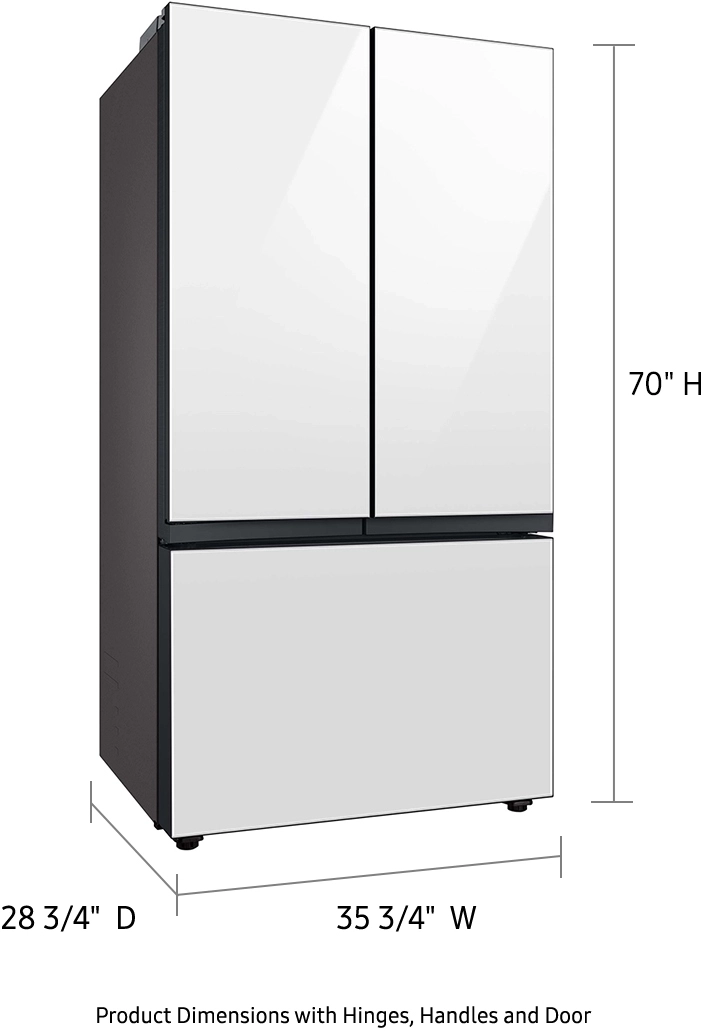 Samsung RF24BB620012 White Glass - All Panels