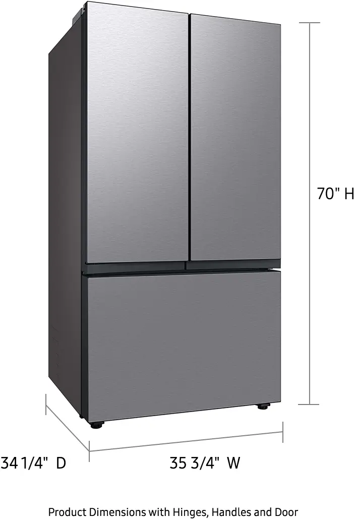 Samsung RF30BB6600QL Stainless Steel - All Panels