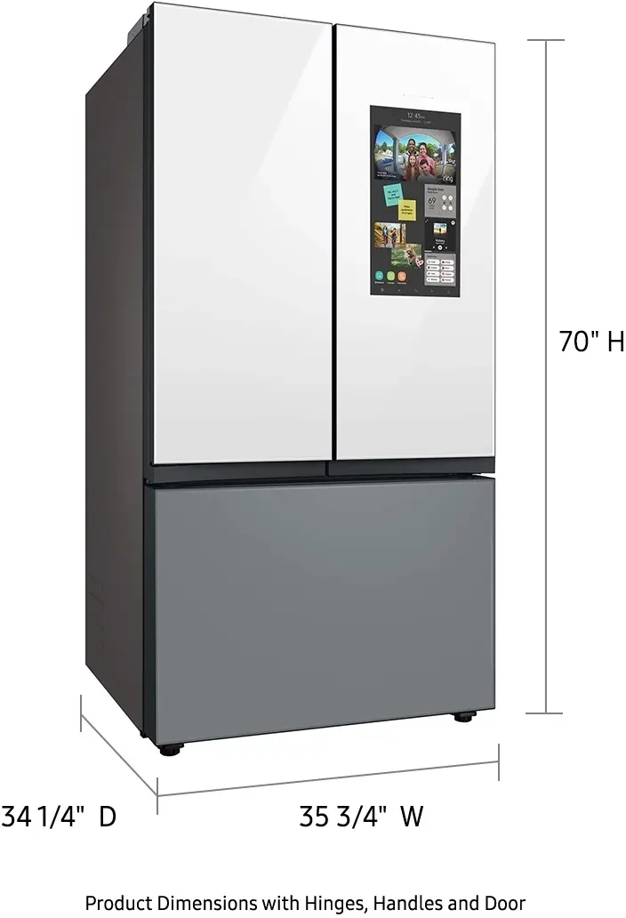 Samsung RF30BB69006M Charcoal Glass / Matte Black Steel