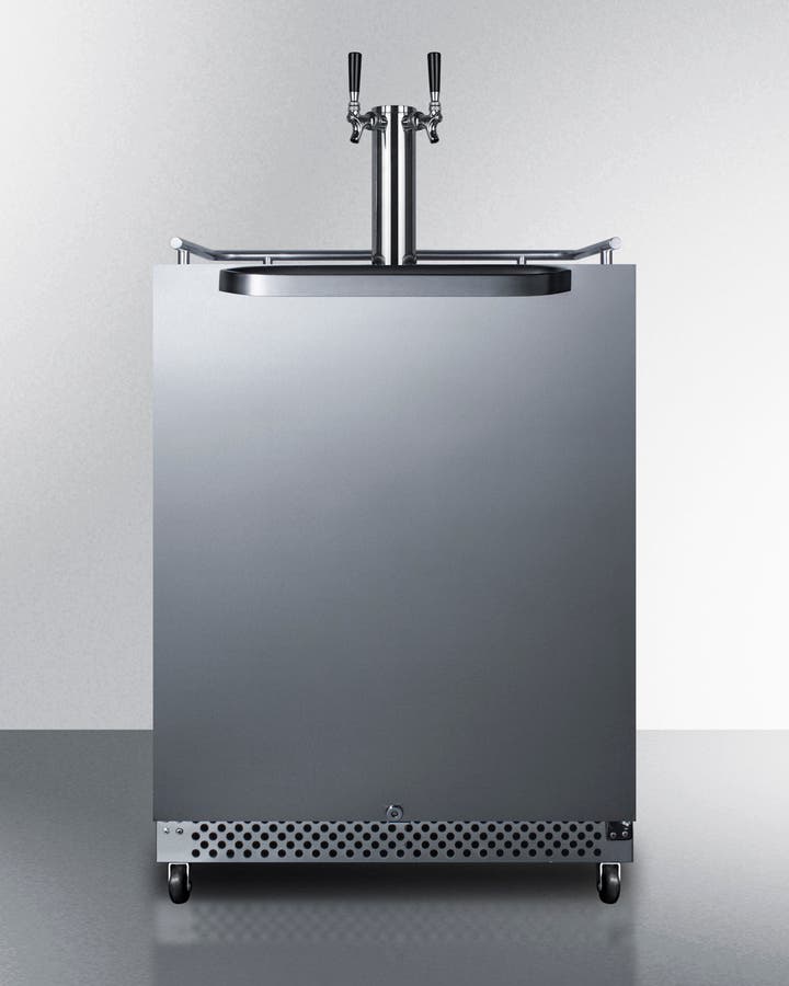 Summit SBC696OSCFTWIN Stainless Steel, W/ Taplock, Right Hinge, W/ Tap K...