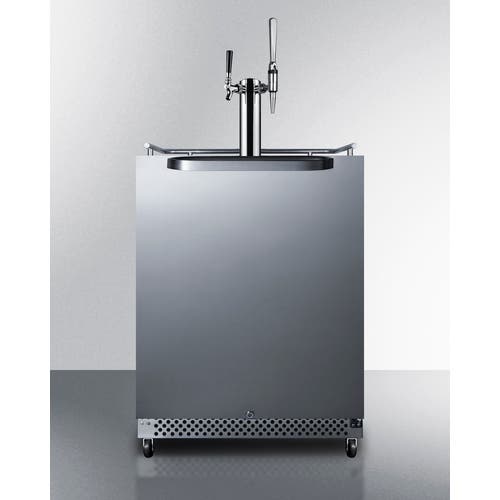 Summit SBC696OSCMTWIN Stainless Steel, W/ Taplock, Right Hinge, W/ Tap K...