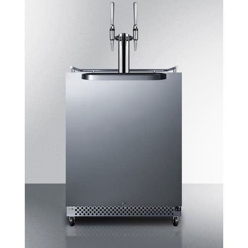 Summit SBC696OSNCFTWIN Stainless Steel, W/ Taplock, Right Hinge, W/ Tap K...