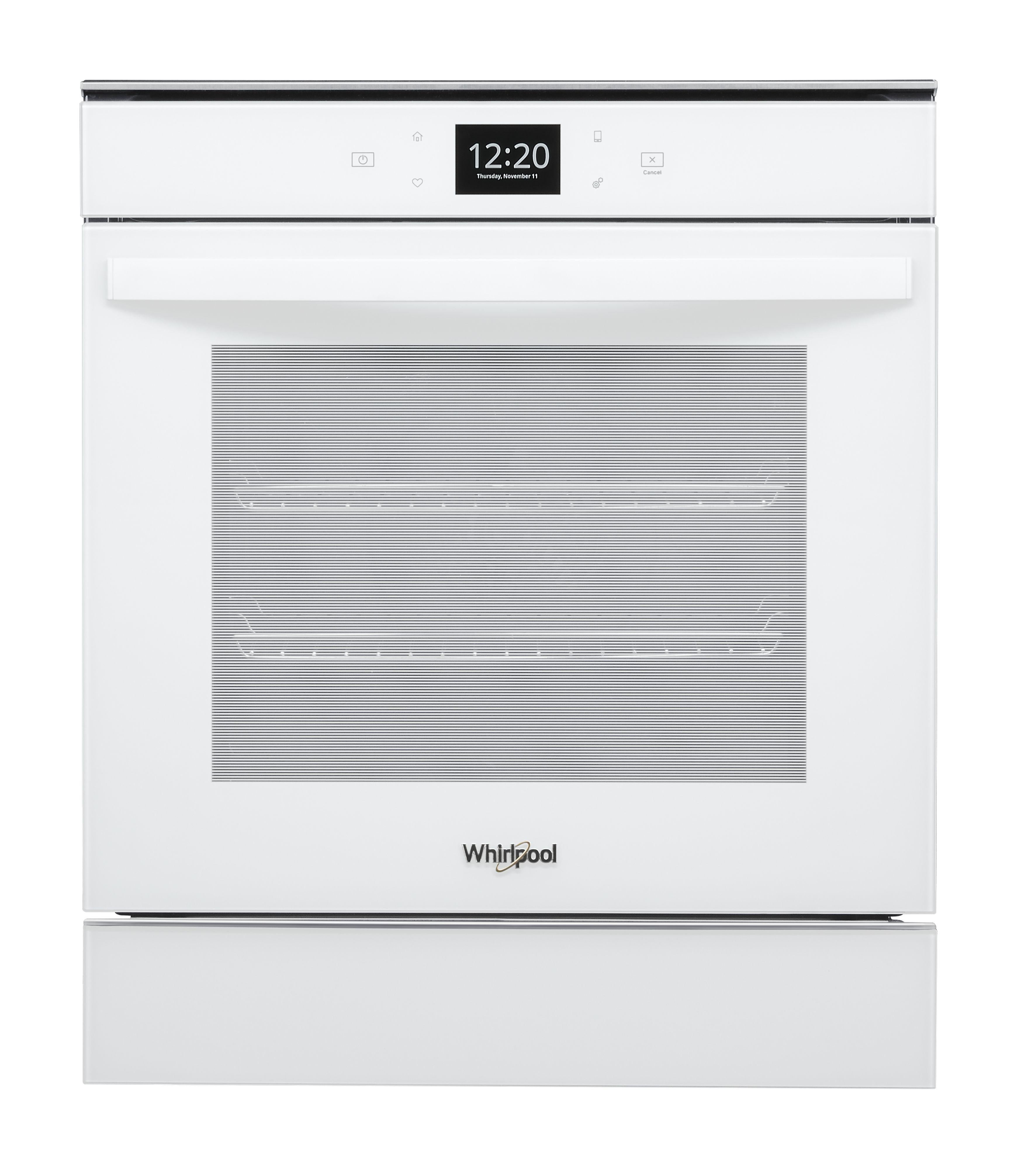 Whirlpool WOS52ES4MW 24 Inch Single Electric Smart Wall Oven White