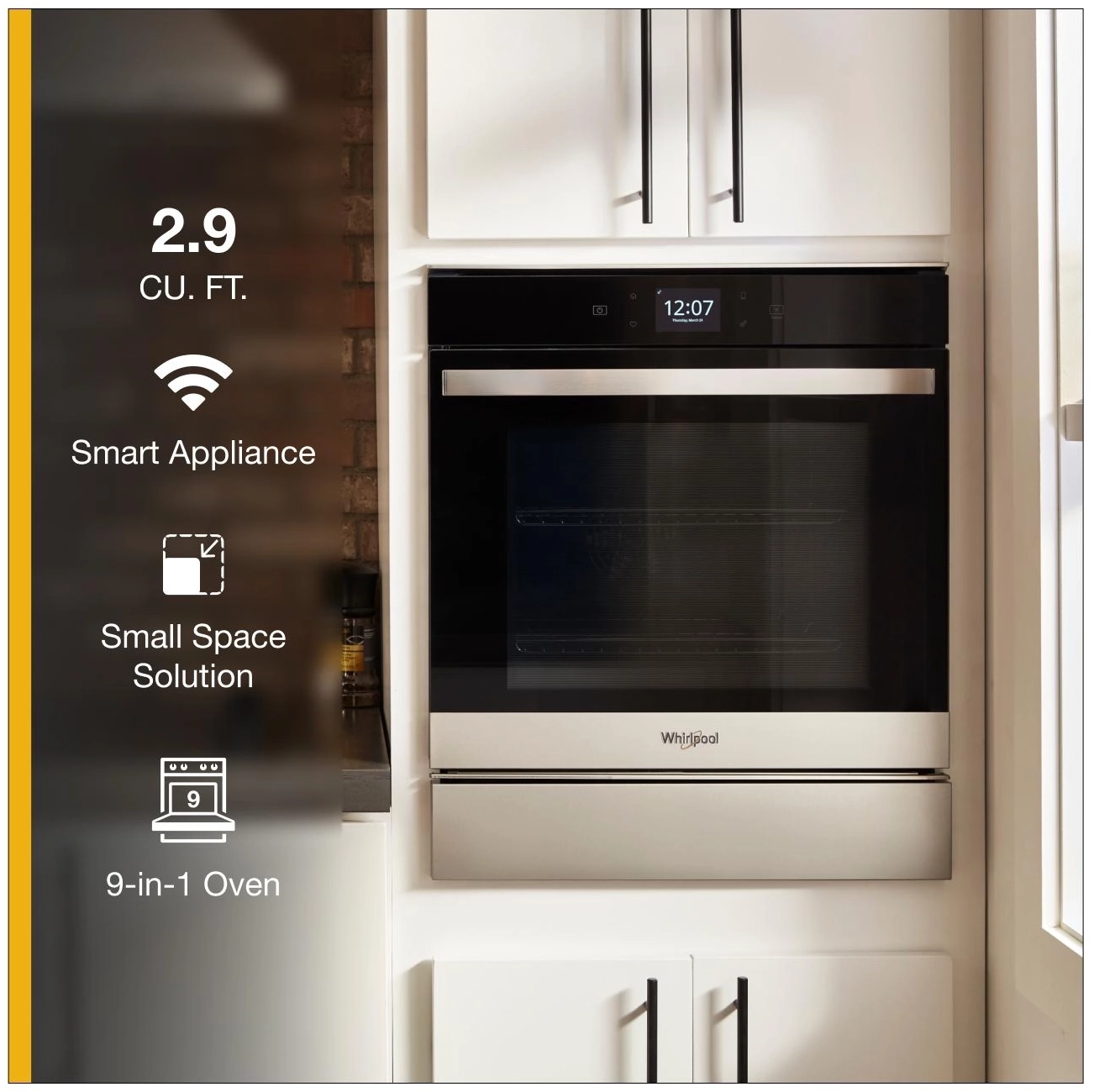 Whirlpool WOS52ES4MZ Fingerprint-Resistant Stainless Steel