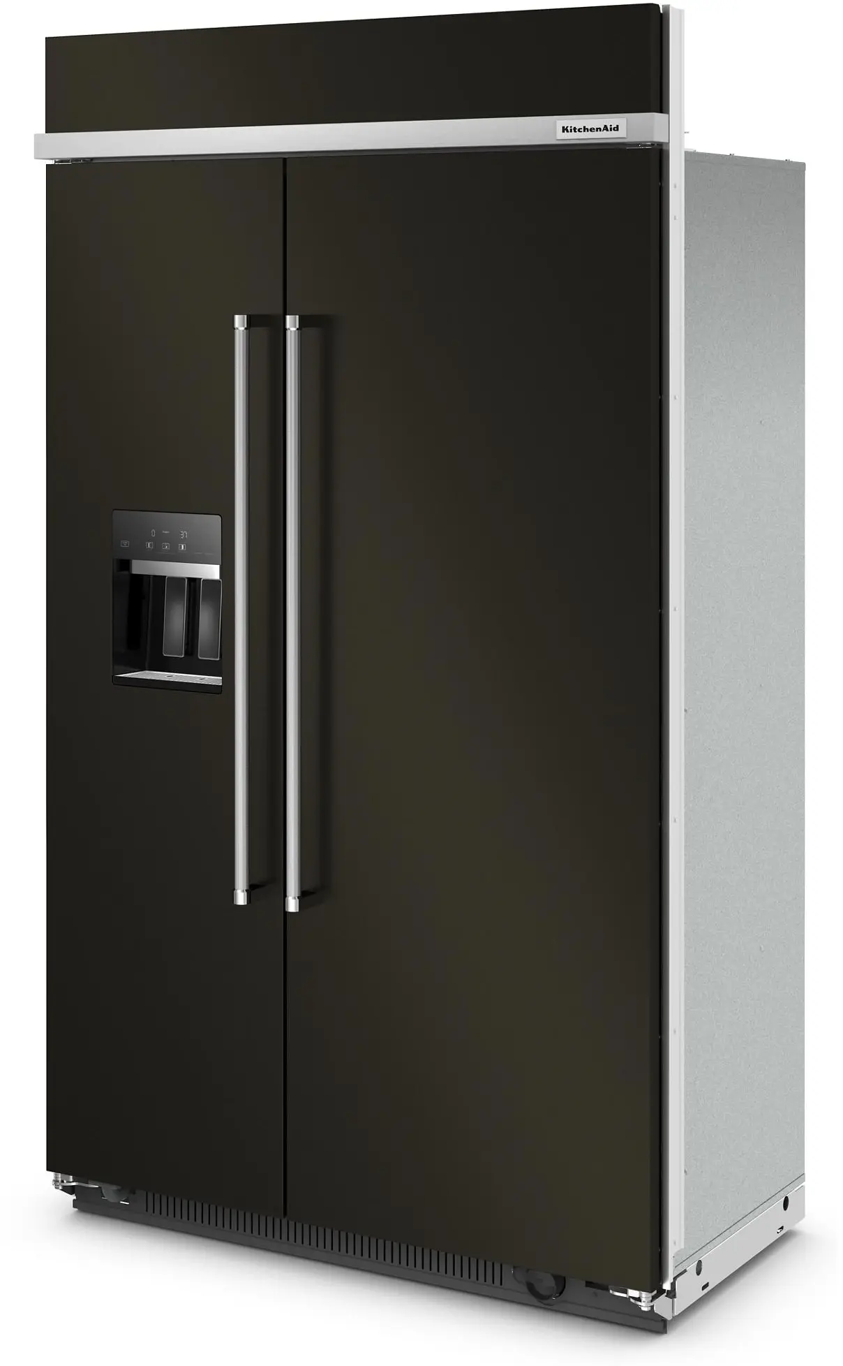 KitchenAid KBSD708MBS 48 Inch Built-In Side-by-Side Refrigerator