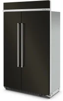 48 Inch Built-In Side-by-Side Refrigerator with 30 cu. ft. Capacity, 4 Shelves, Under-Shelf Prep Zone, FreshChill™ Drawer, ExtendFresh™ Temp System, Auto Ice Maker, and Star-K