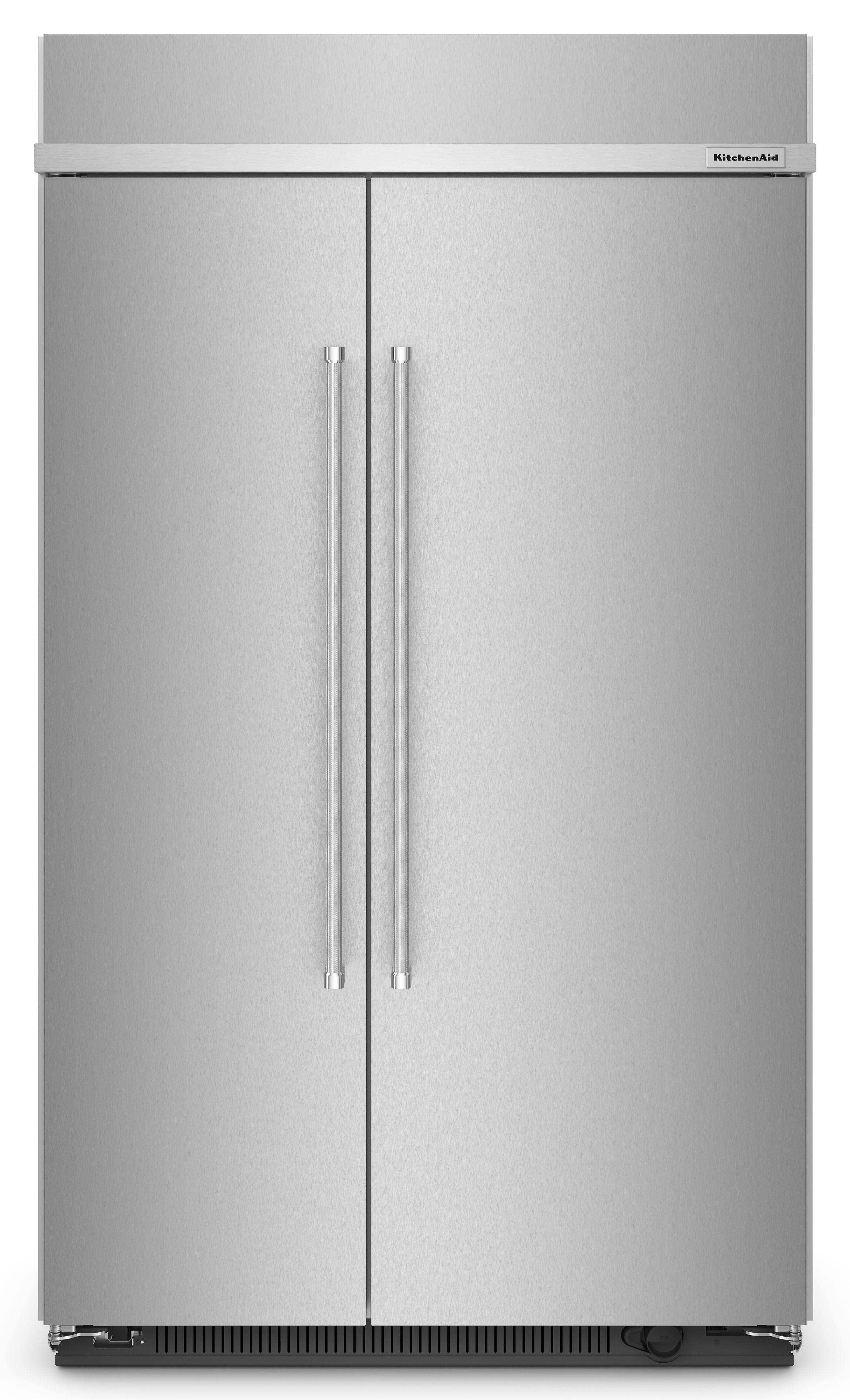 KitchenAid KBSN708MPS 48 Inch Built-In Side-by-Side Refrigerator