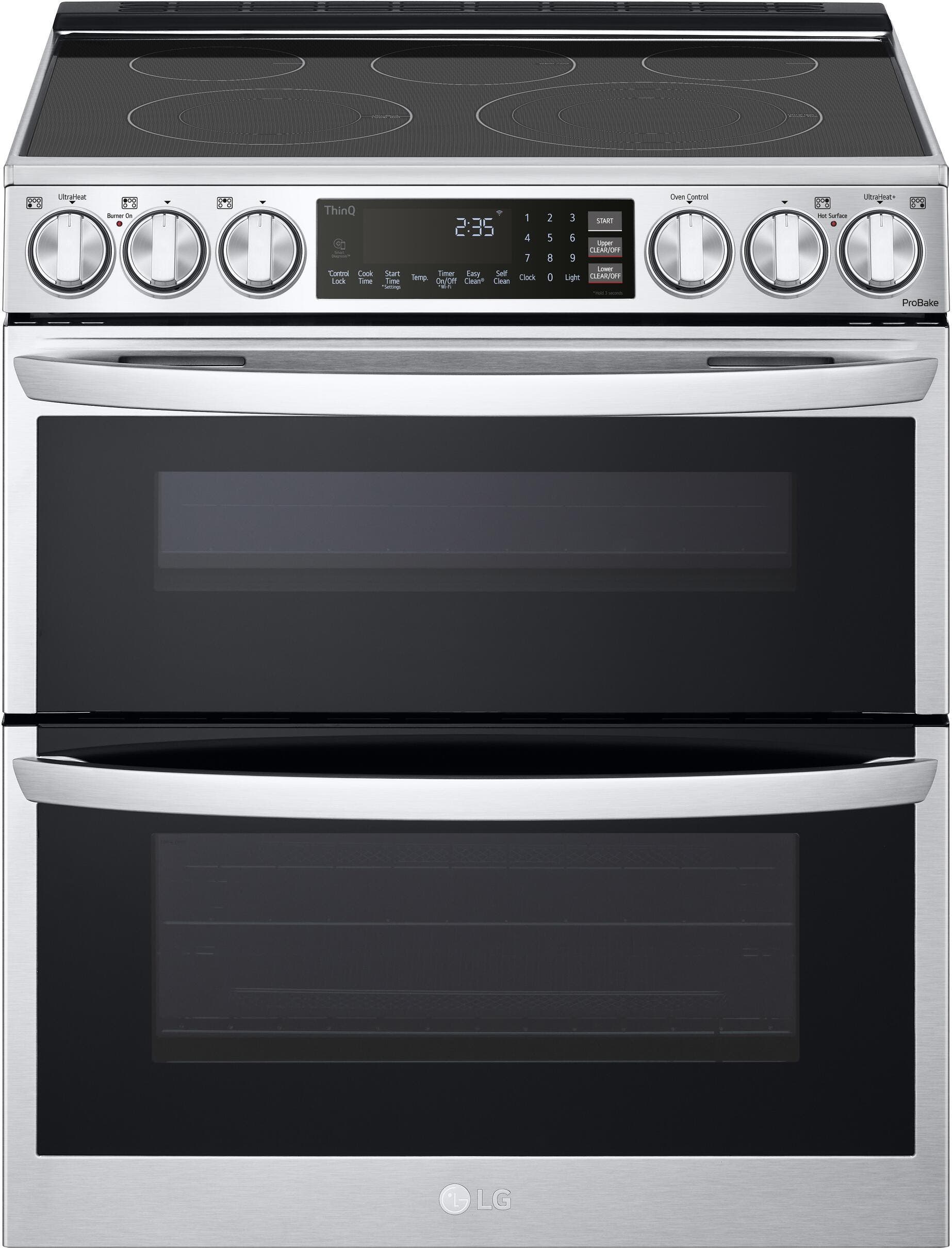 7.3 cu. ft. Smart Electric Double Oven Slide-in Range with InstaView®