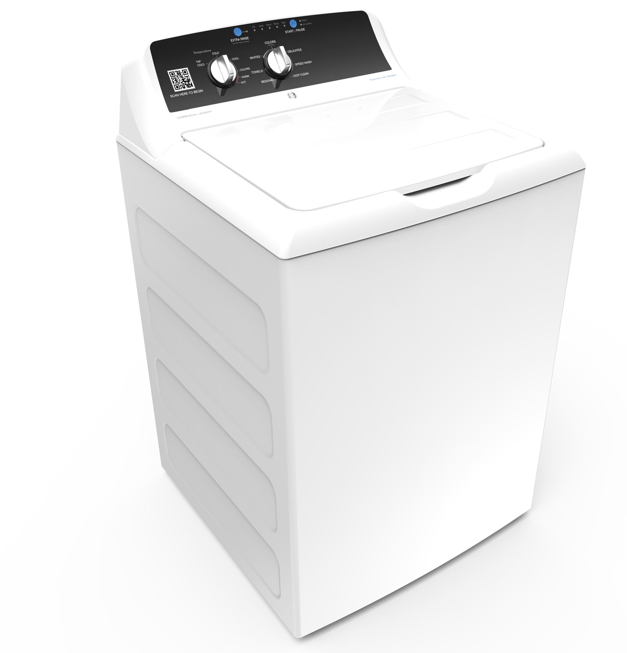 GE VTW525ASRWB 27 Inch Commercial Washer White | Plesser's Appliances