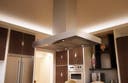 Roma Island Hood, BriteStripe Led Lighting, 600 CFM