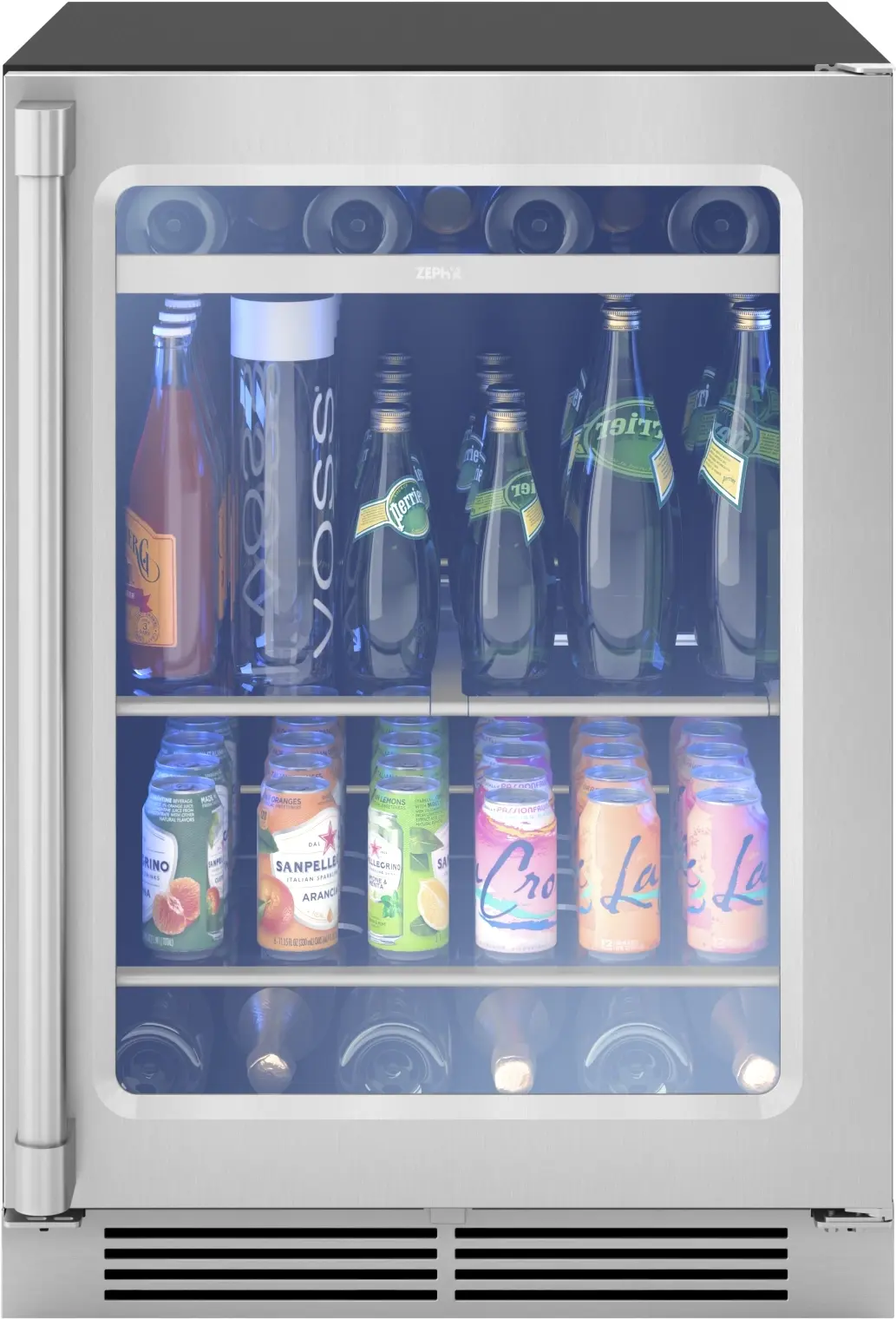 Zephyr PRPB24C01AG Stainless Steel W/ Glass Door