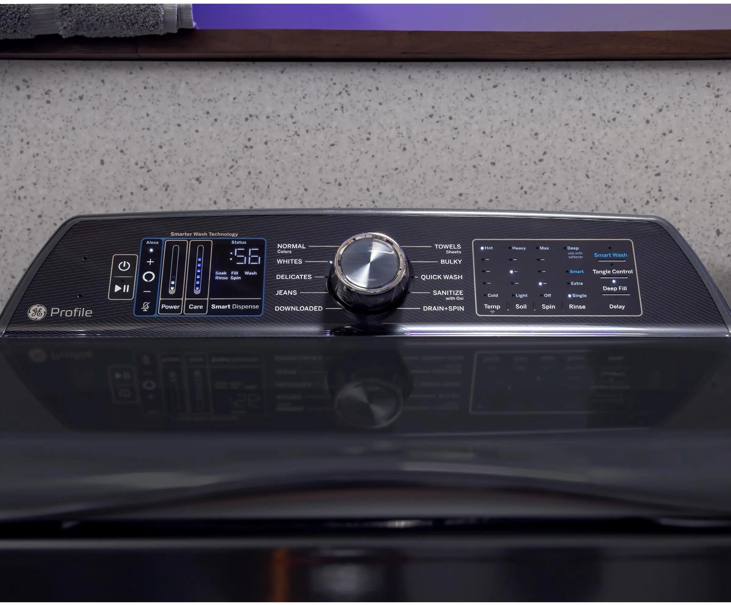 GE PTW900BPTRS Sapphire Blue