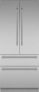 36 Inch Built-In 4-Door French Door Smart Refrigerator with 16.2 cu. ft. Total Capacity, Internal Water Dispenser, and Ice Maker