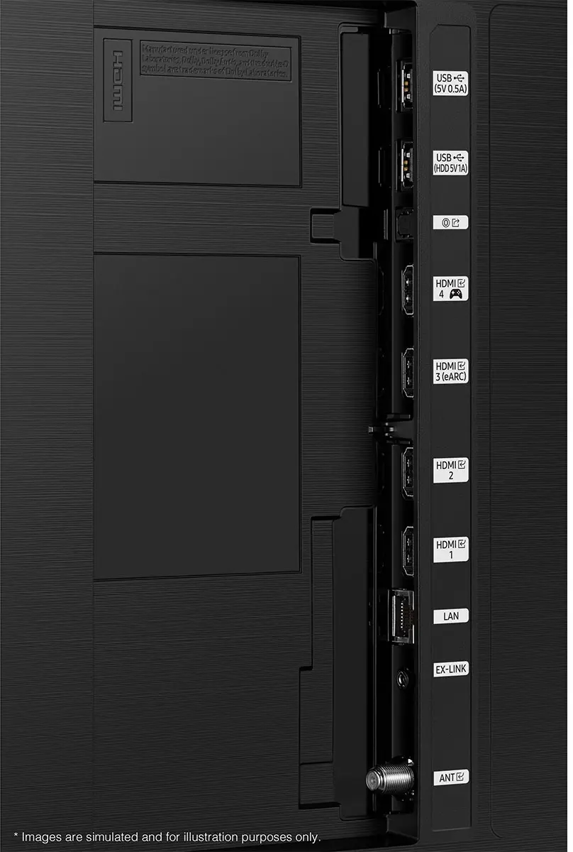 Samsung Electronics QN85Q70AAFXZA Black, 85 Inch
