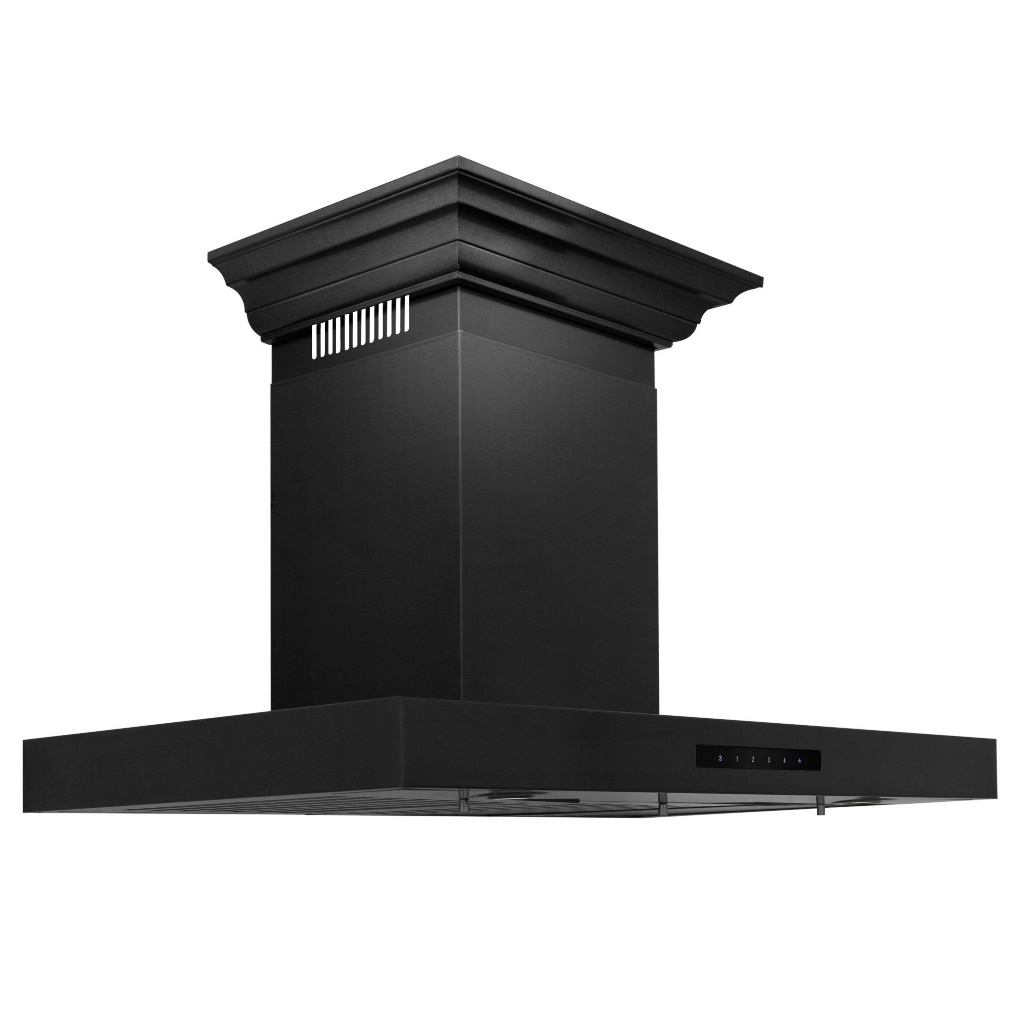 Zline BSKENCRN30 Wall MountRange Hood: 30 Inch Black Stainless Stee...