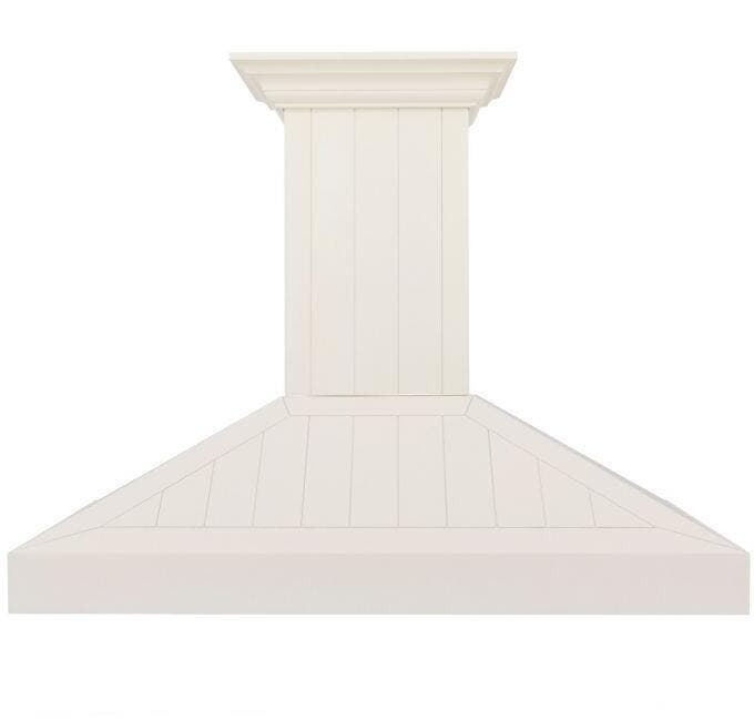 48 Inch White Wood