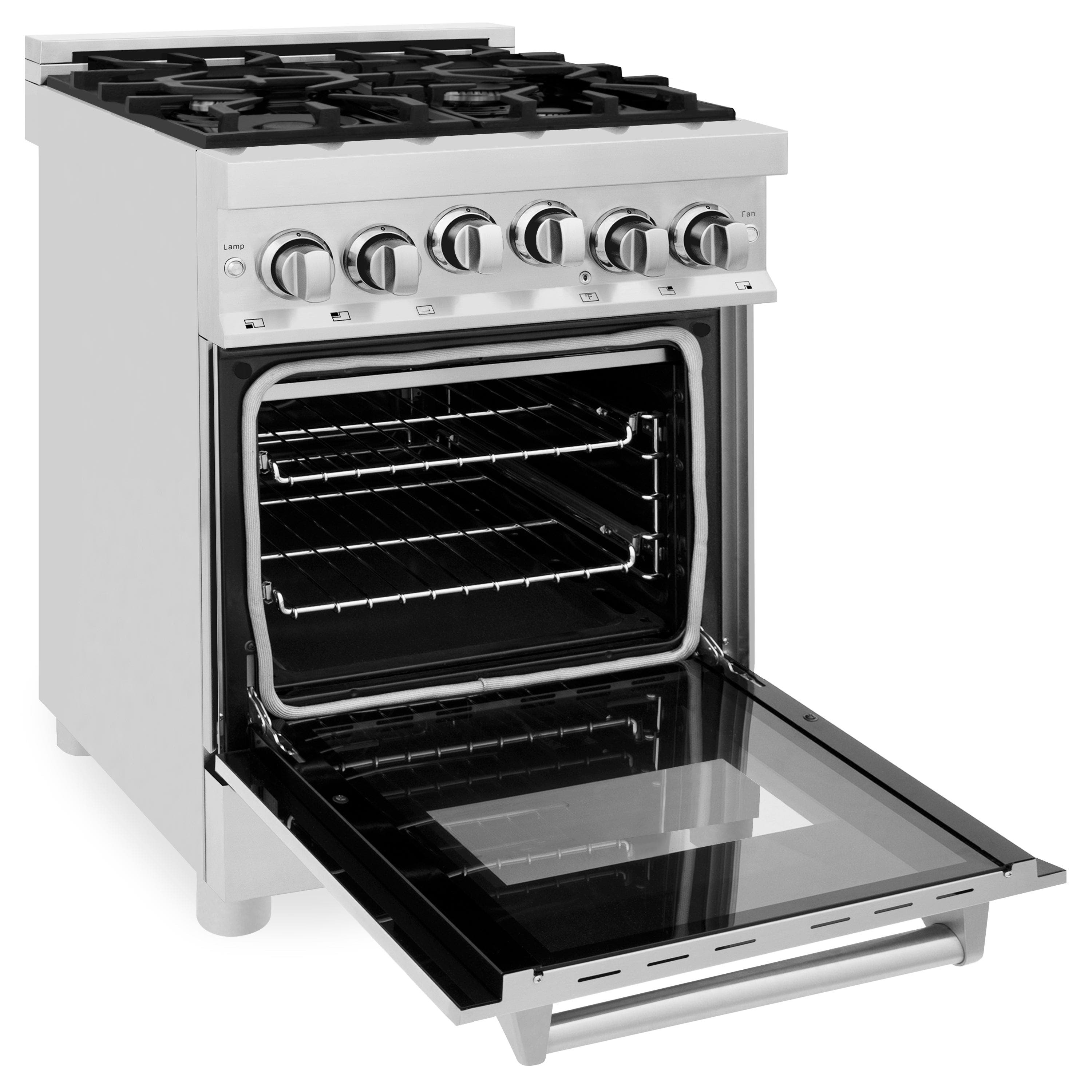 Zline RGWM24 Stainless Steel With White Matte Door