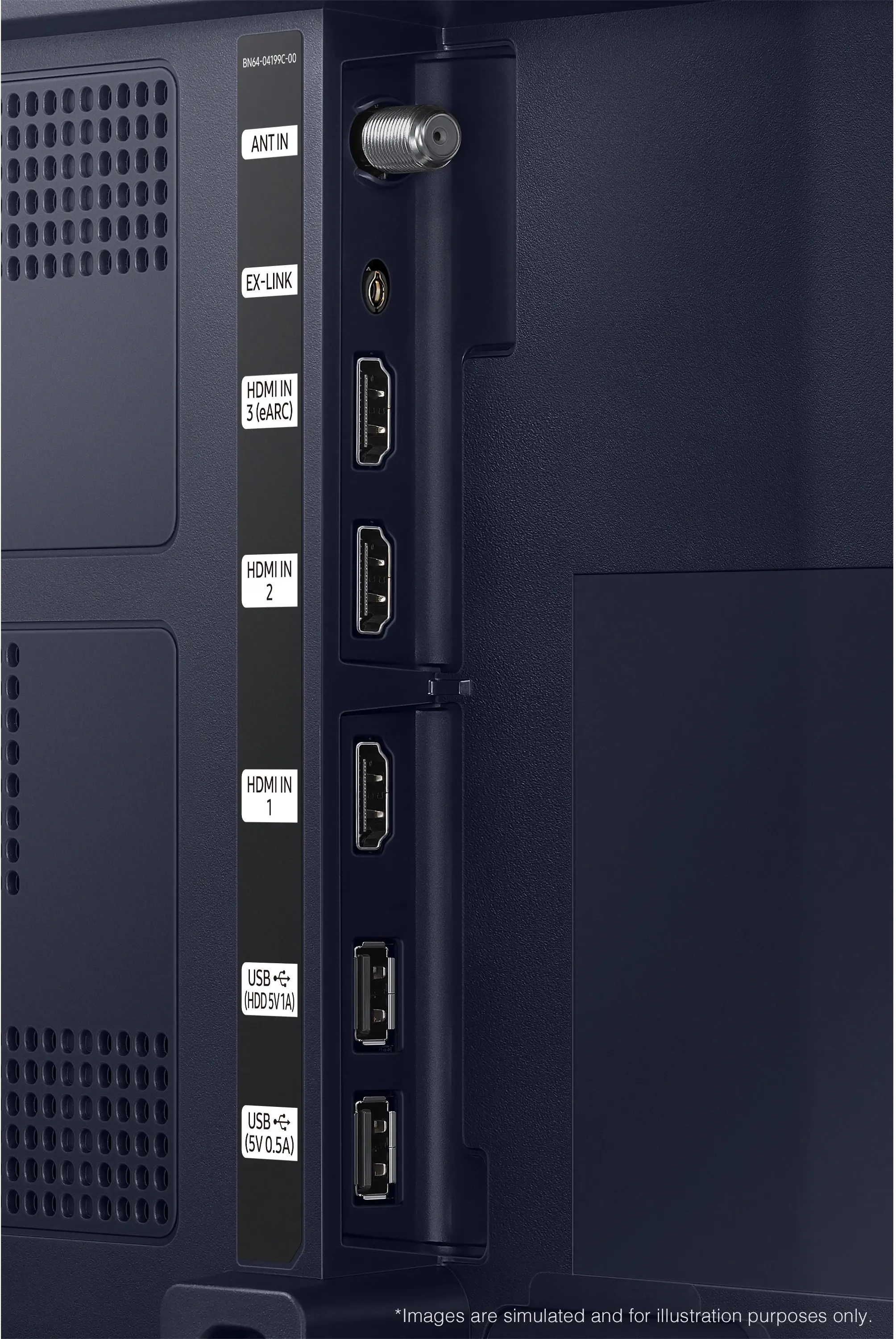 Samsung Electronics QN43LS05TAFXZA Navy Blue