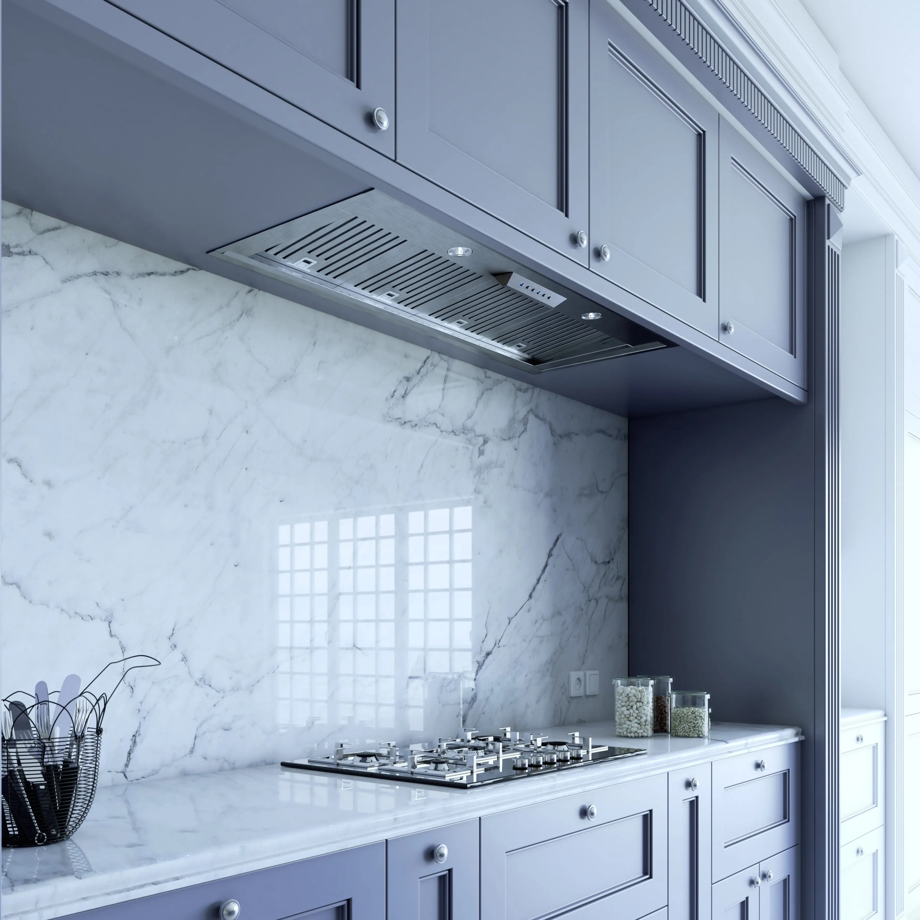 XO XOI4515KSE Cabinet Insert Hood Stainless Steel | Plesser's