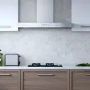 Wall Mount Chimney Range Hood with 3 Speed 600 CFM