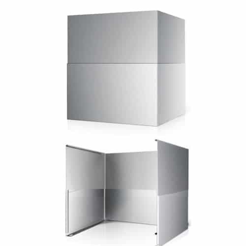Telescopic Duct Cover for up to 12' ceilings, 28in wide