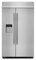 48 Inch Counter Depth Built-In Side by Side Refrigerator with 29.5 Cu. Ft. Total Capacity, Daring Obsidian Interior, Precision Temperature Management™ System, Storage Drawer, Ice Maker, Filtered Water/Ice Dispenser, STAR K Certified and ENERGY STAR® Certified