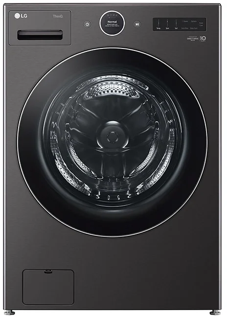 LG WM6700HBA 27 Inch Smart Front Load Washer Black Steel