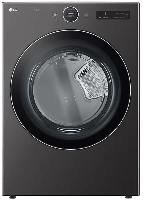 LG DLGX6701B 27 Inch Smart Gas Dryer Black Steel | Plesser's
