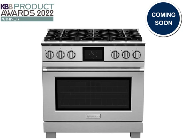 Bluestar BSDF366B 36" Dual Fuel Range  w/ 6 Burners: Natural Gas, St...