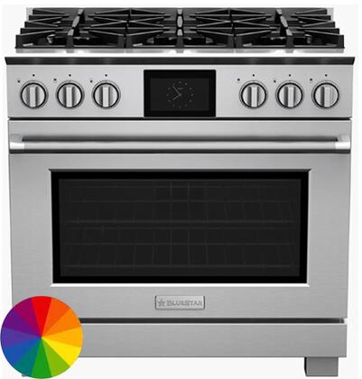 Bluestar BSDF366BLC 36" Dual Fuel Range  w/ 6 Burners: Liquid Propane,...