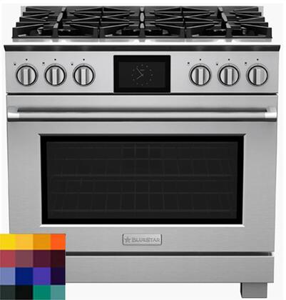 Bluestar BSDF366BCF 36" Dual Fuel Range  w/ 6 Burners: Natural Gas, Sp...