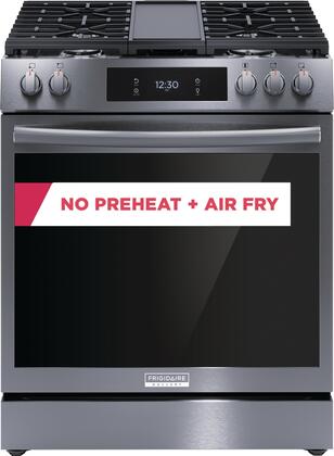 Frigidaire GCFG3060BF 30 Inch Freestanding Gas Range Smudge-Proof