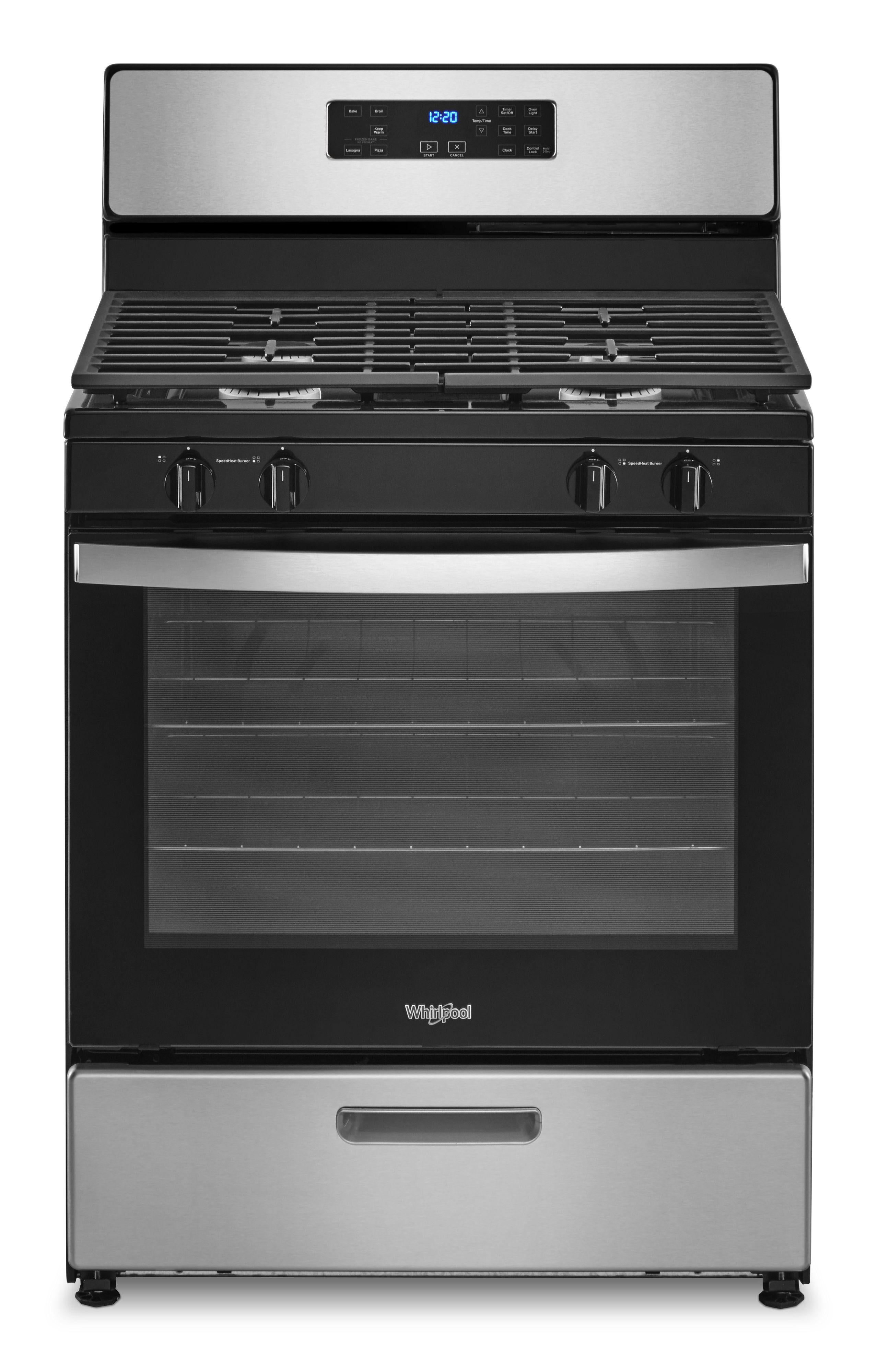 Whirlpool WFG320M0MS 30" Gas Freestanding Range With Manual Clean