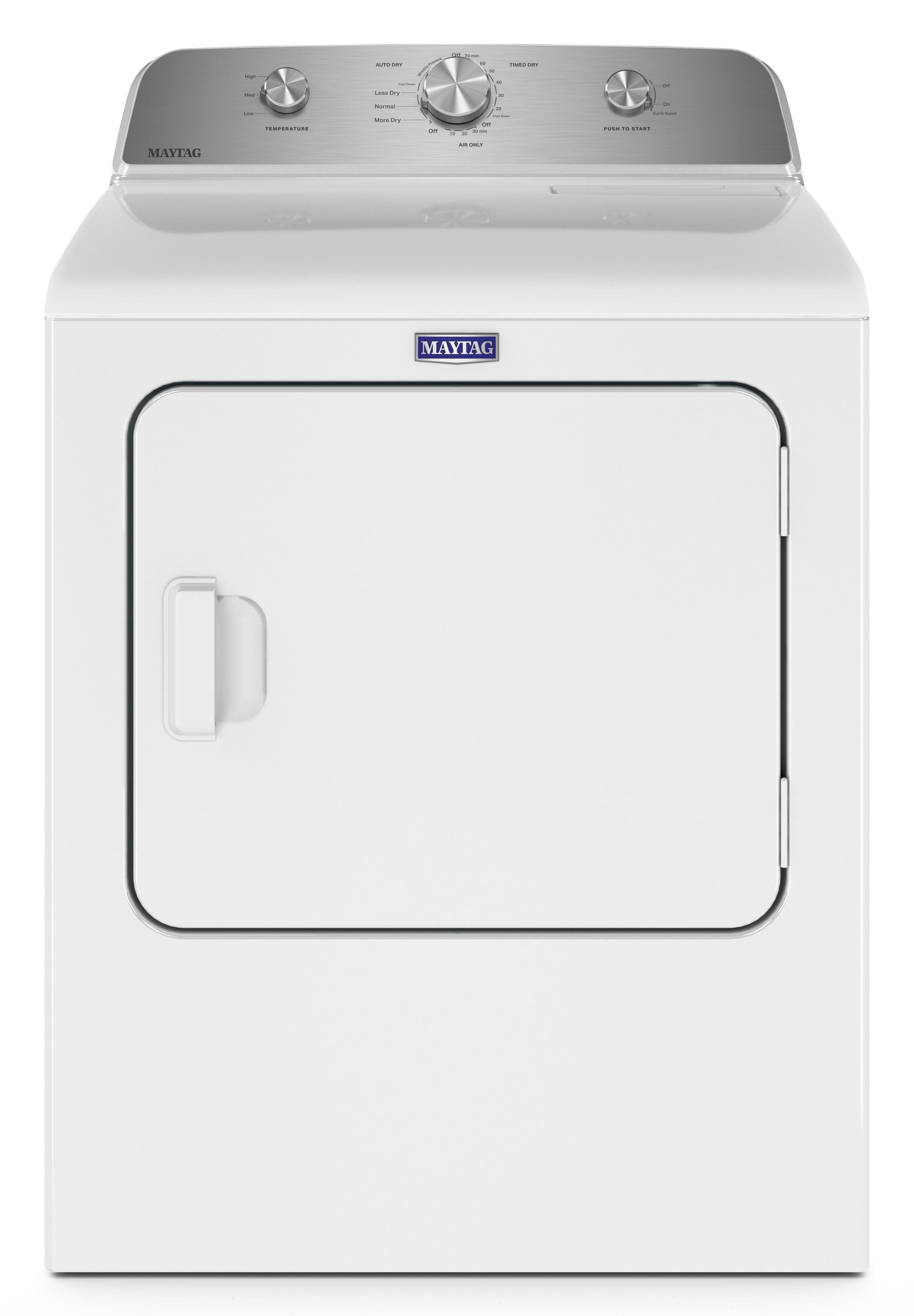 Maytag MGD4500MW 29 Inch Gas Dryer White | Plesser's Appliances