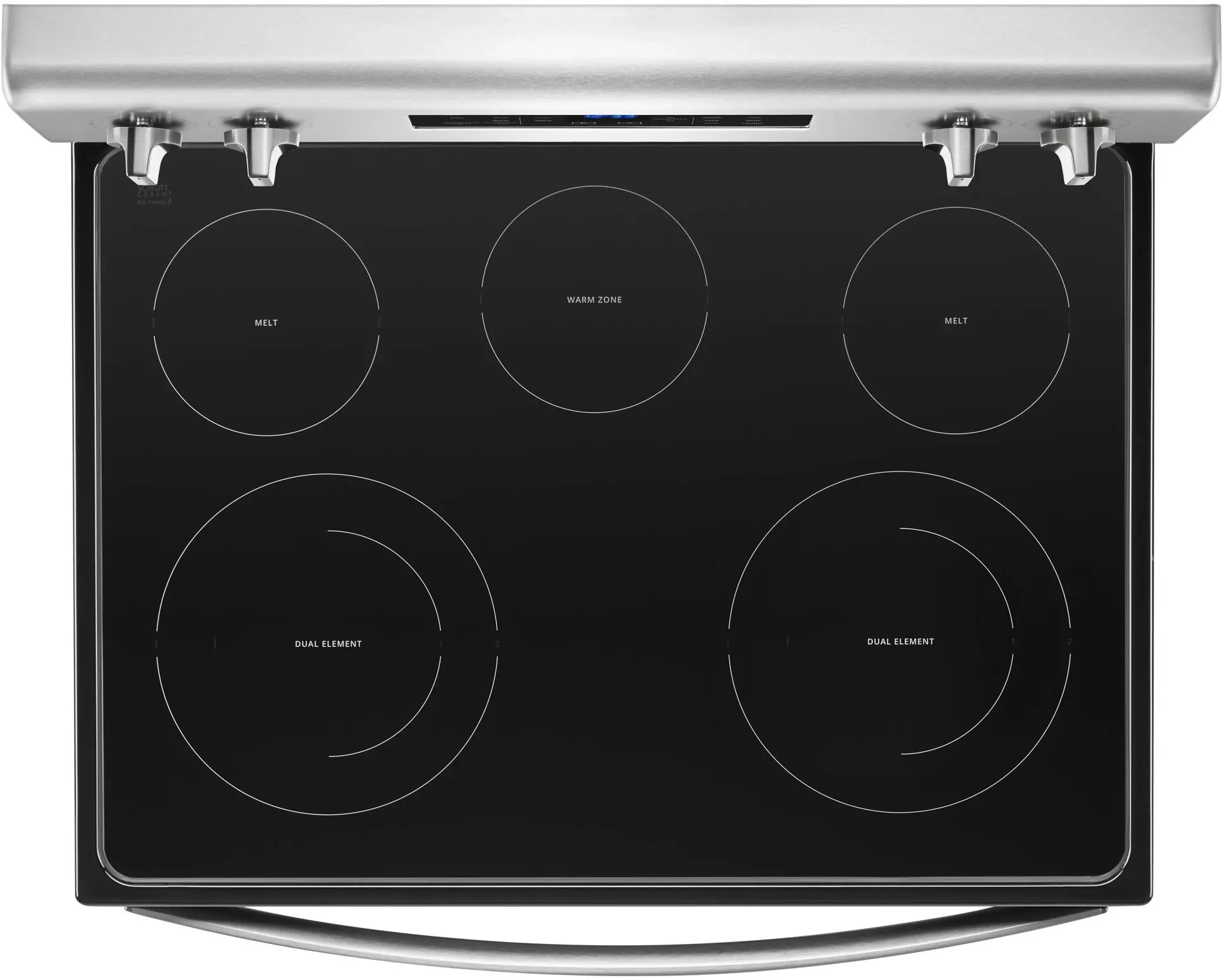 Whirlpool WFE525S0HS Black on Stainless Steel