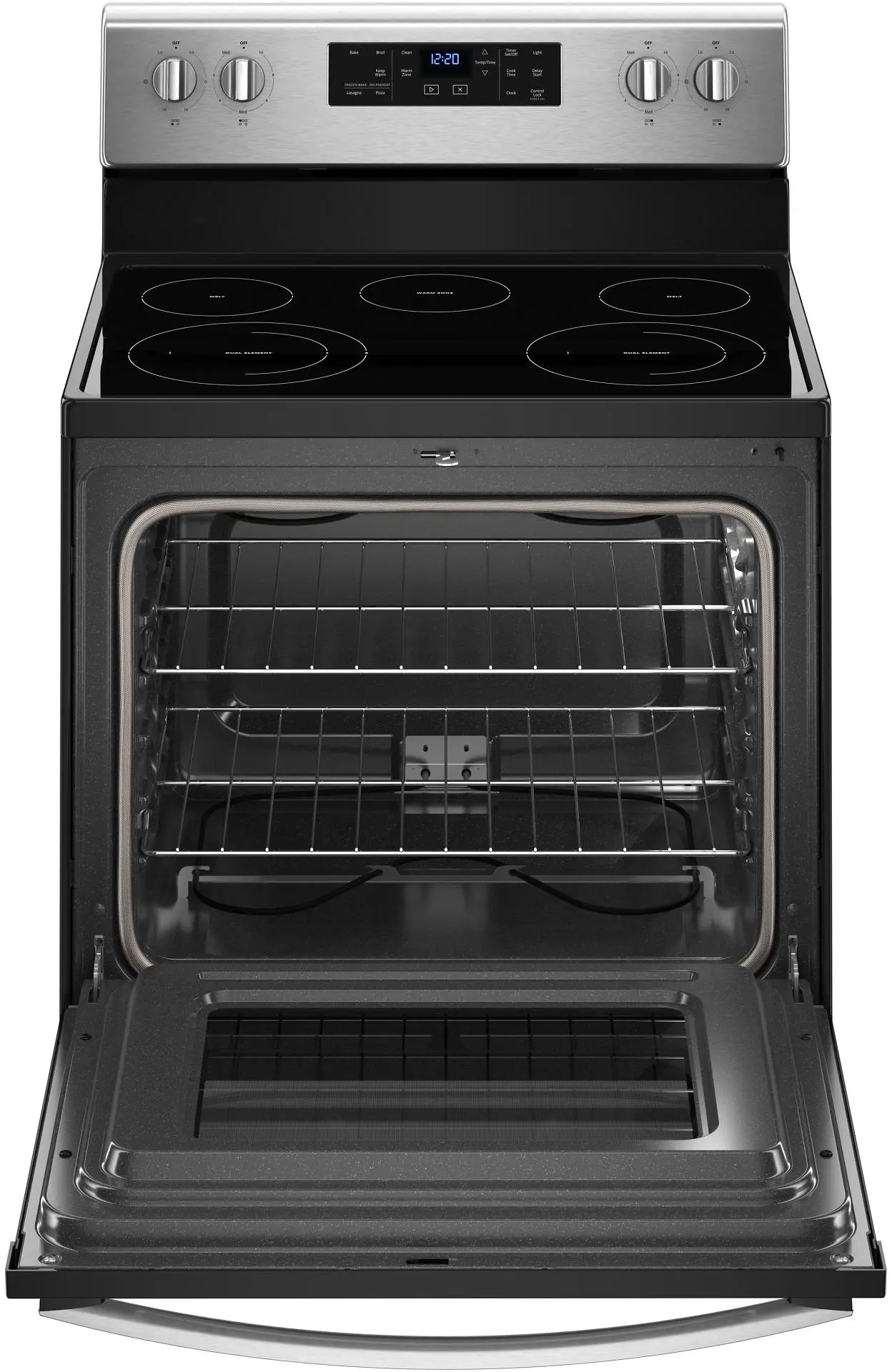Whirlpool WFE525S0HS Black on Stainless Steel