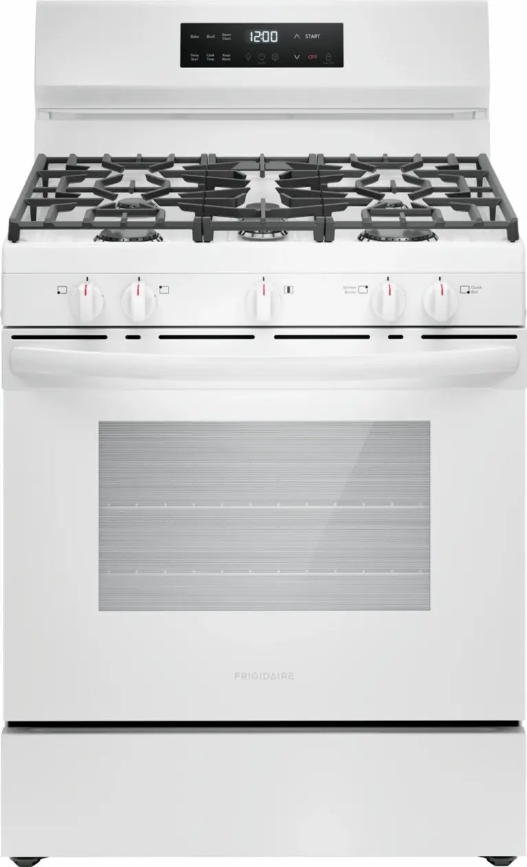 Frigidaire FCRG3062AW 30 Inch Gas Range: White | Plesser's Appliances