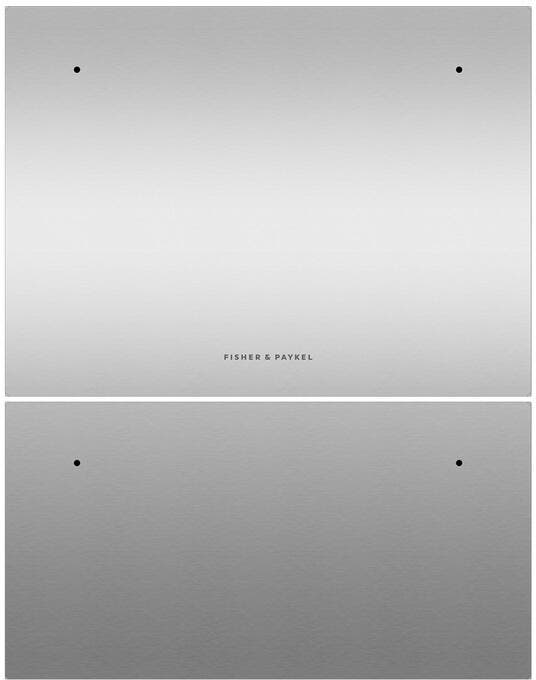 Contemporary Round 1 pc Handle Kit for RS2474 All Refrigerator / FreezerFor Double Tall Panel Ready DishDrawer No Handles Included