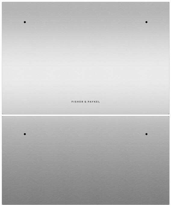 Professional Round Flush 1 pc Handle Kit for RS2474B Bottom MountFor Double Panel Ready DishDrawer No Handles Included