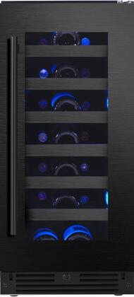 XO XOU15WGBSR Wine Cellar 15 inch: Black Stainless Glass, Right ...